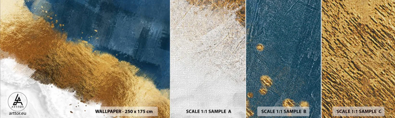 Vzor Fototapety Premium Canvas - Barvy léta - Art Deco, Kus, Moderní - 100x30 cm