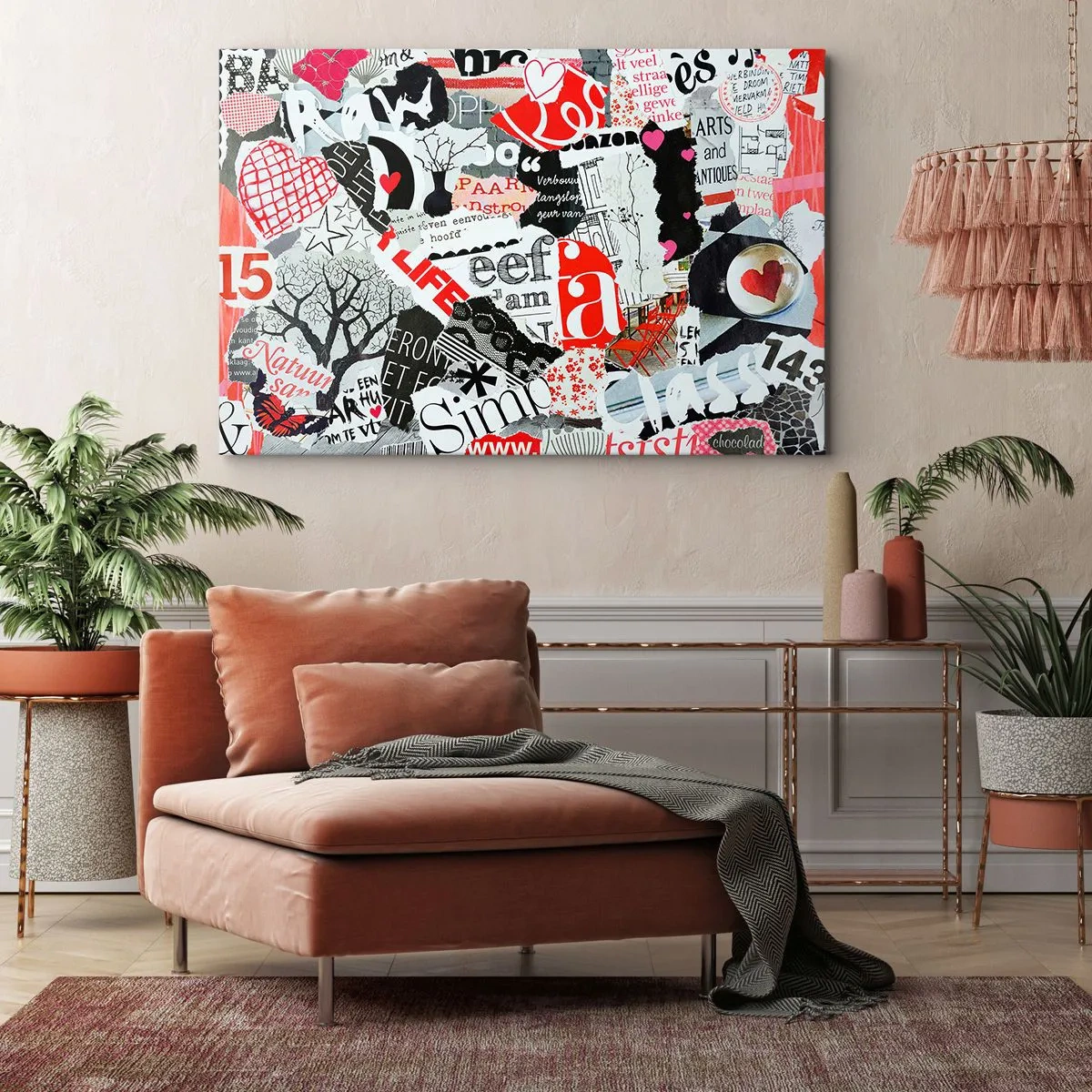 Obraz na plátně - Hipsterská koláž - 120x80 cm