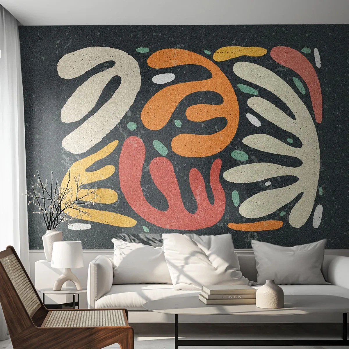 Fototapeta Premium Sand - Kompozice – hned tě chytím - Boho, Minimalismus, Letitý - 500x350 cm