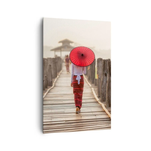 Obraz na plátně - Na starém mostě - 80x120 cm