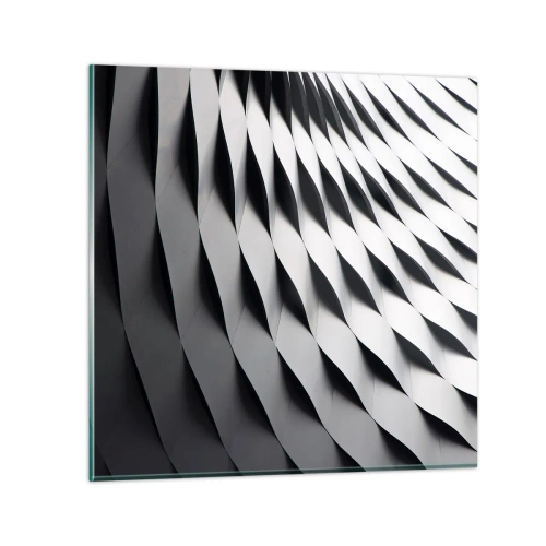 Obraz na skle - Na hladině vln - 50x50 cm