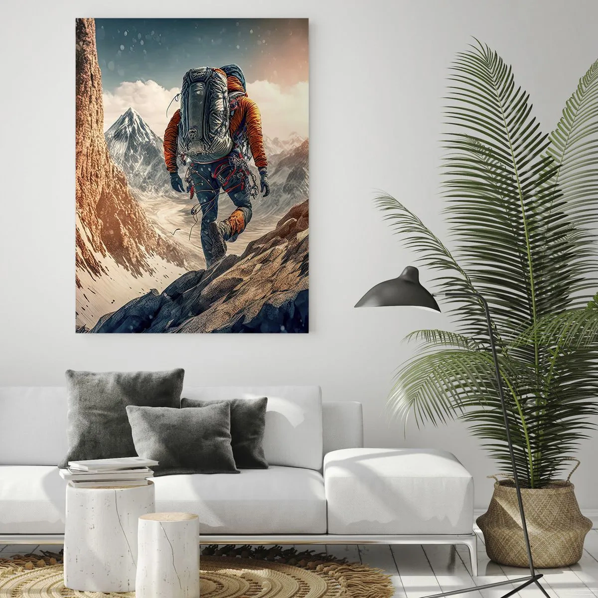 Obraz na skle - Osamělý bojovník - 50x70 cm