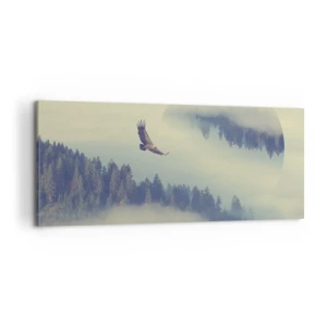 Obraz na plátně - Viděla jsem stín orla - 100x40 cm