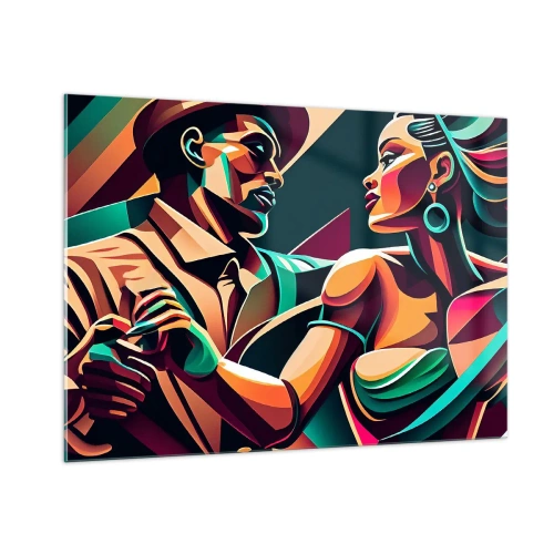 Obraz na skle - V rytmu srdce - 100x70 cm