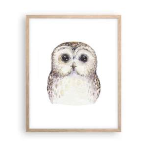 Plakát v rámu světlý dub - Podívej se mi do očí - 40x50 cm