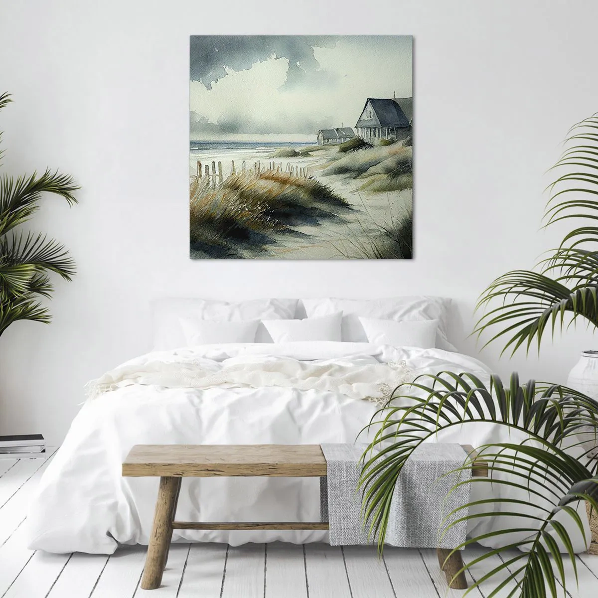 Obraz na plátně - Daleko od shonu - 50x50 cm