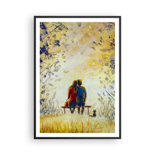 Plakát v černém rámu - Magický okamžik - 70x100 cm