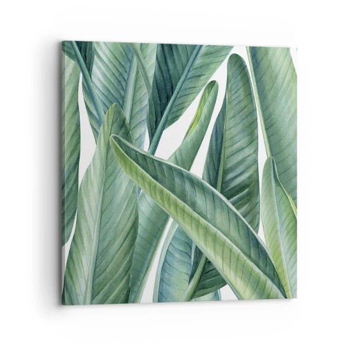 Obraz na plátně - Prostě zelená - 70x70 cm