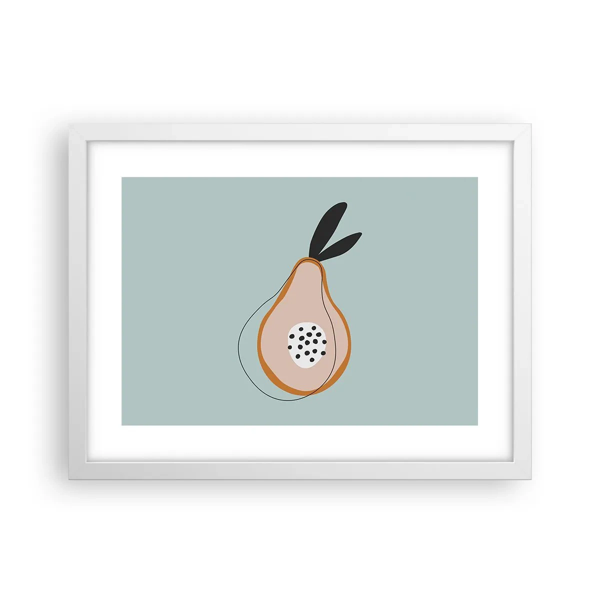 Plakát v bílém rámu - Pronikání do podstaty věcí - 40x30 cm