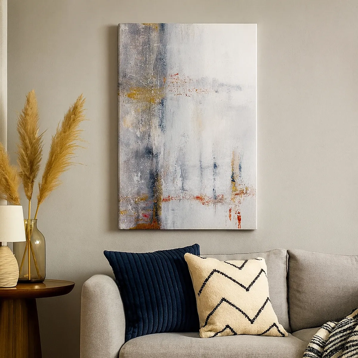 Obraz na plátně - Za závojem vzduchu - 50x70 cm