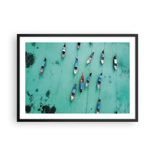 Plakát v černém rámu - V radostném očekávání - 70x50 cm