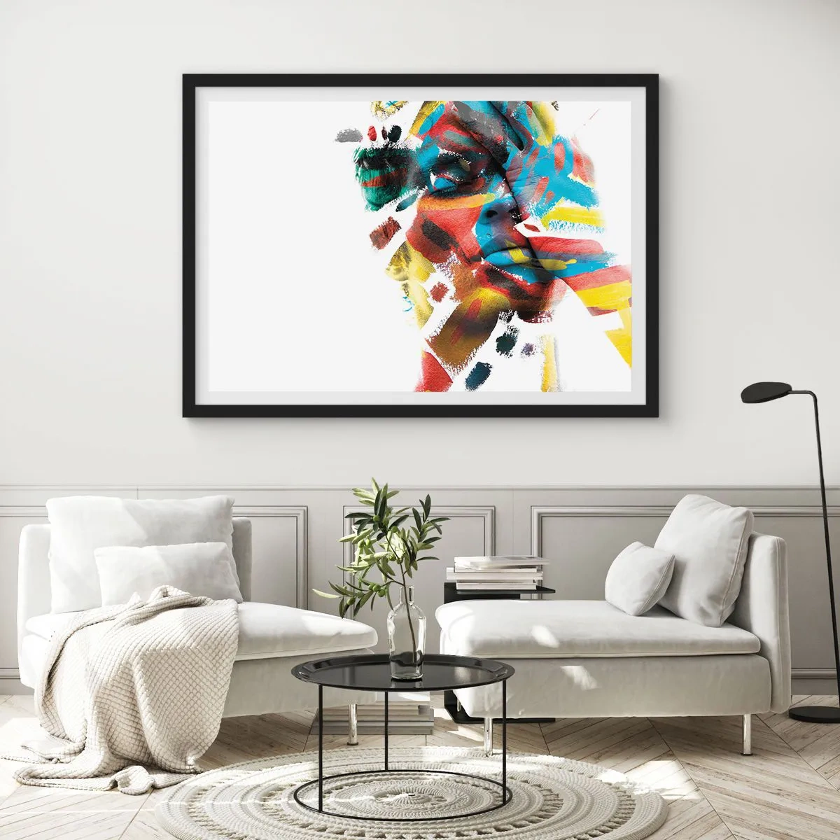 Plakát v černém rámu - Pestrá osobnost - 70x50 cm