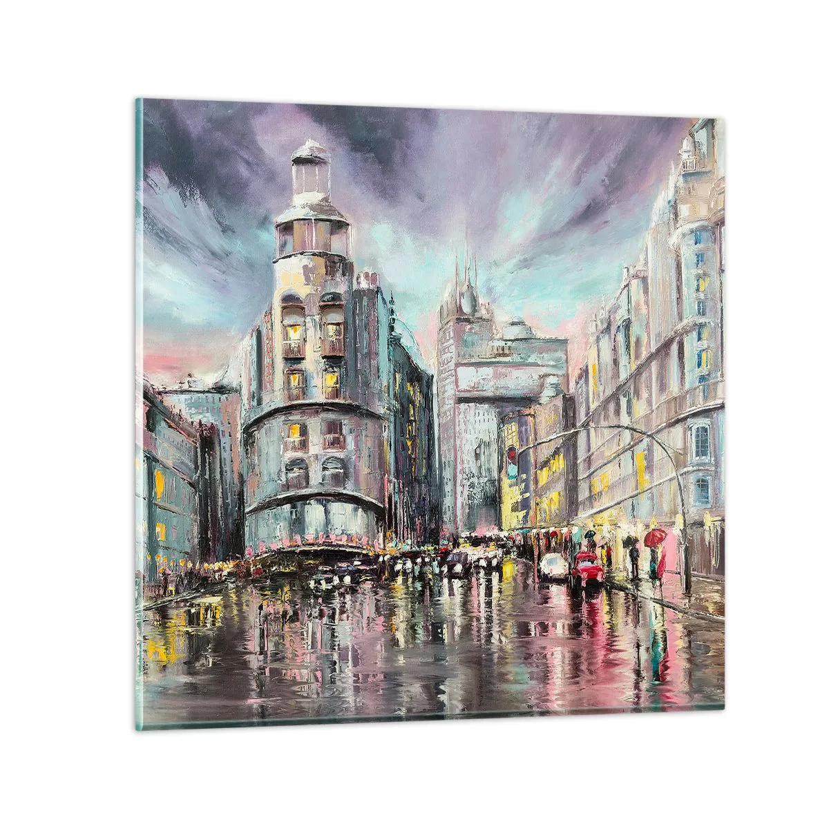 Obraz na skle - To bude vydařený večer - 70x70 cm