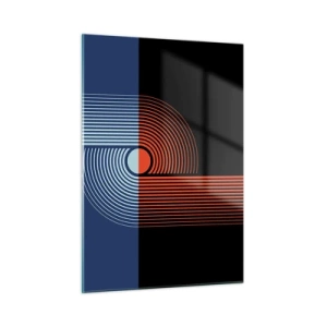 Obraz na skle - V geometrickém objetí - 50x70 cm