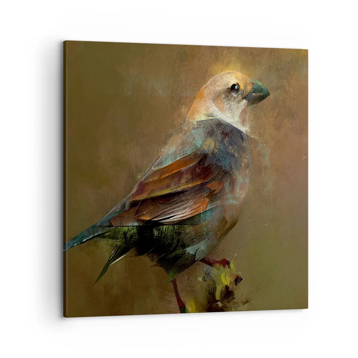 Obraz na plátně - Vrabček, maličký ptáček - 50x50 cm