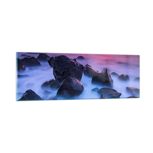 Obraz na skle - Narozeniny v lesku a v mlze - 90x30 cm
