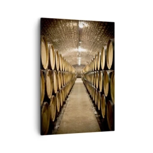 Obraz na plátně - V cihlovém sklepě - 50x70 cm