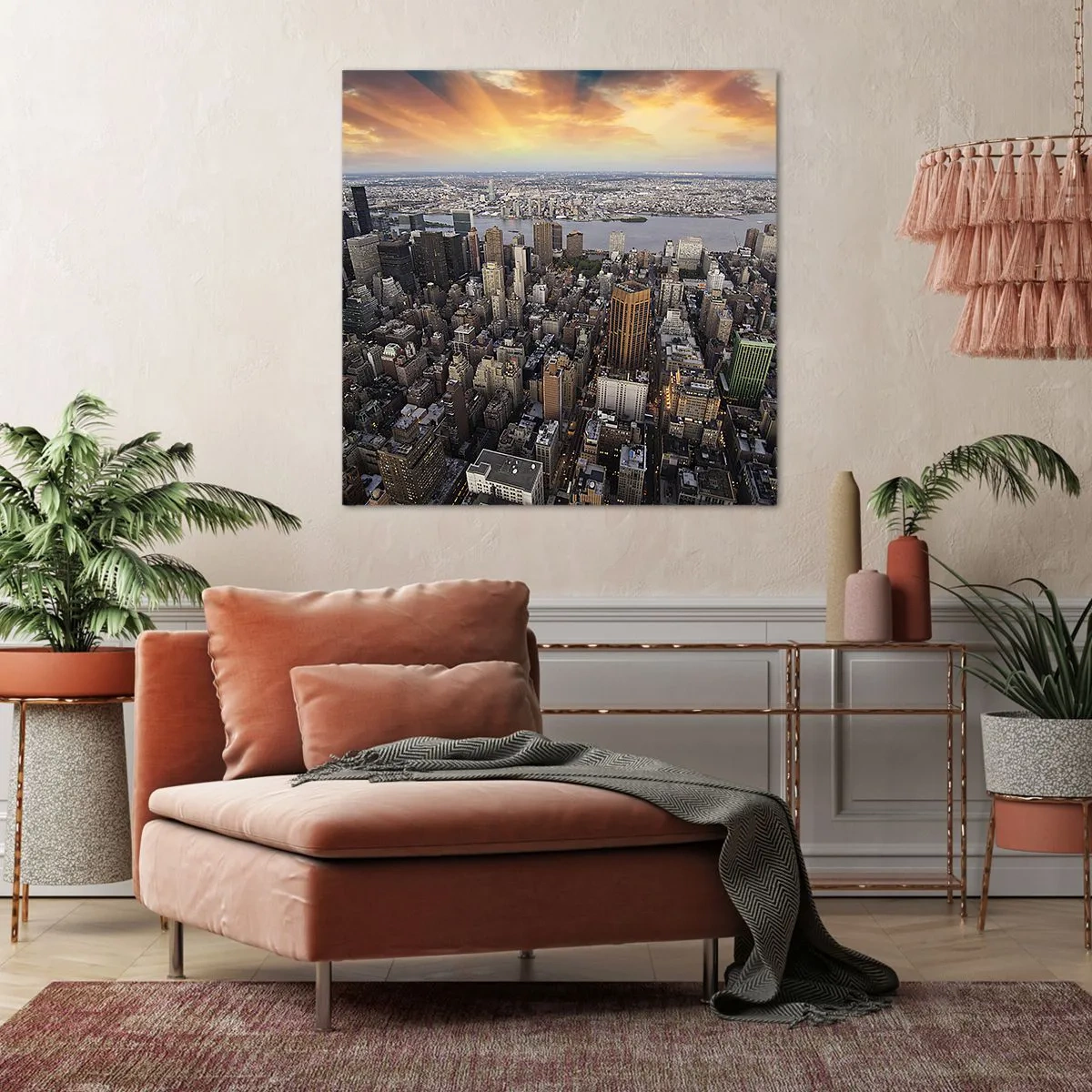 Obraz na plátně - Bušící srdce naší doby - 70x70 cm