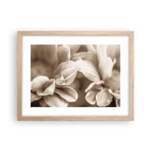 Plakát v rámu světlý dub - Něžné jako úsměv - 40x30 cm