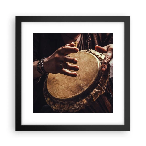 Plakát v černém rámu - V rytmu srdce - 30x30 cm