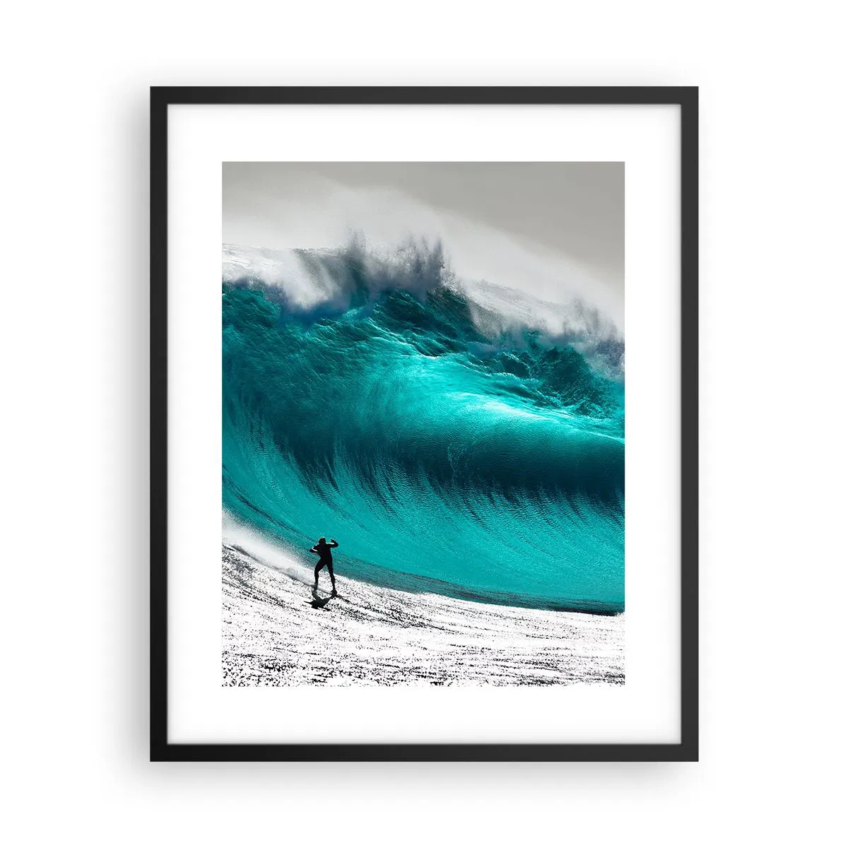 Plakát v černém rámu - Výzva přijata - 40x50 cm