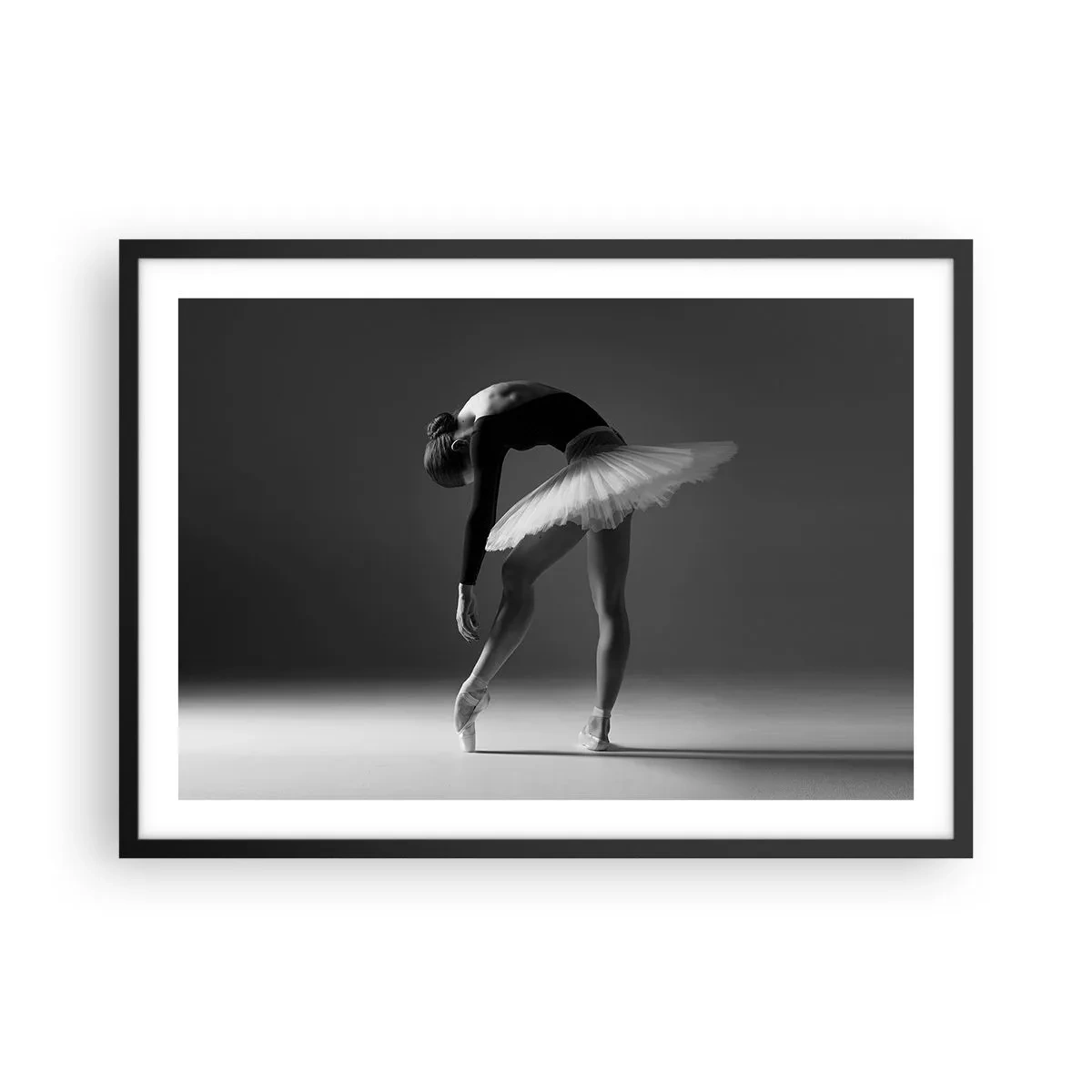 Plakát v černém rámu - Bella ballerina - 70x50 cm