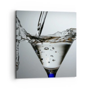 Obraz na plátně - Nad okrajem poháru - 70x70 cm