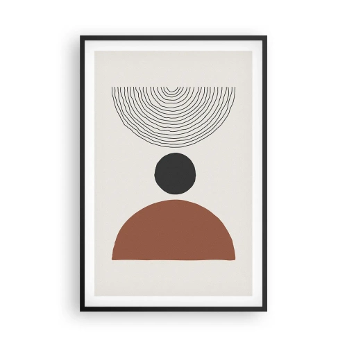 Plakát v černém rámu - V centru pozornosti - 61x91 cm
