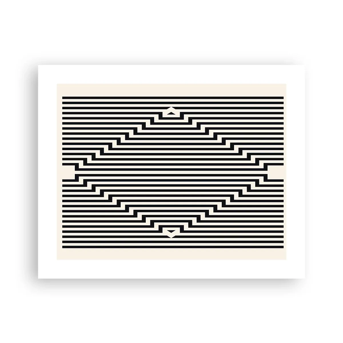 Plakát - Geometrická iluze - 50x40 cm