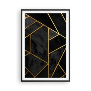 Plakát v černém rámu - Temnota a světlo - 61x91 cm