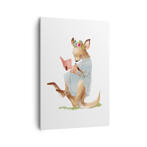 Obraz na plátně - Přečti mi, mami - 70x100 cm