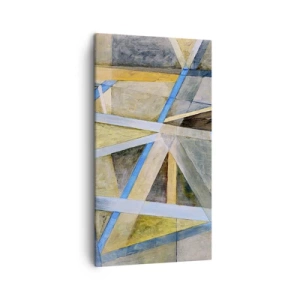 Obraz na plátně - Přímo nebo diagonálně? - 45x80 cm