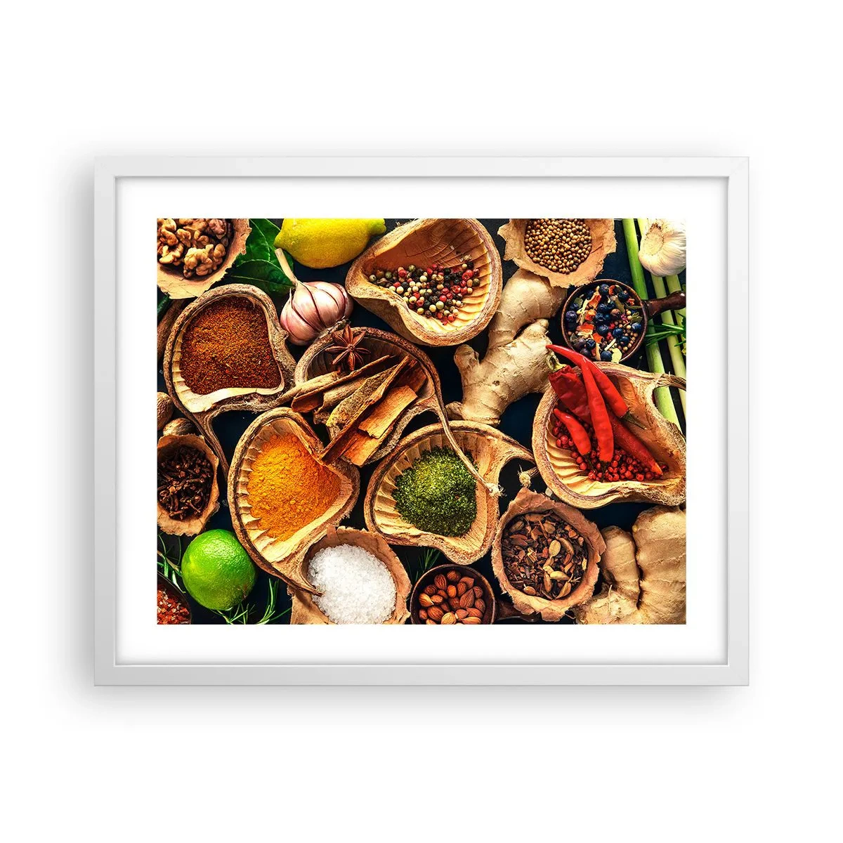 Plakát v bílém rámu - Vezmi si, co chceš - 50x40 cm