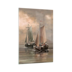 Obraz na skle - Návrat námořníků - 70x100 cm
