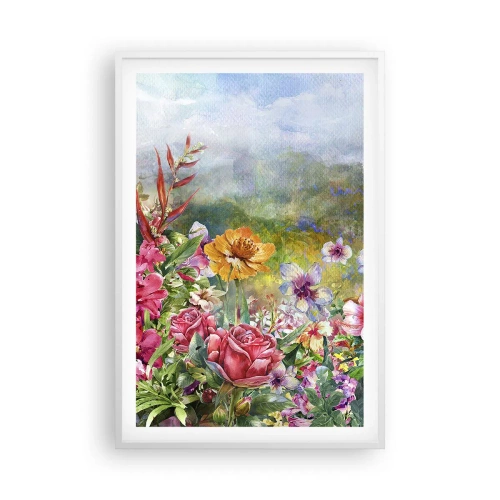 Plakát v bílém rámu - Zahrada, která se zbláznila - 61x91 cm