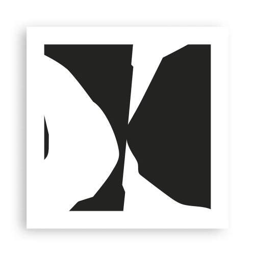Plakát - Positive-negative - 40x40 cm