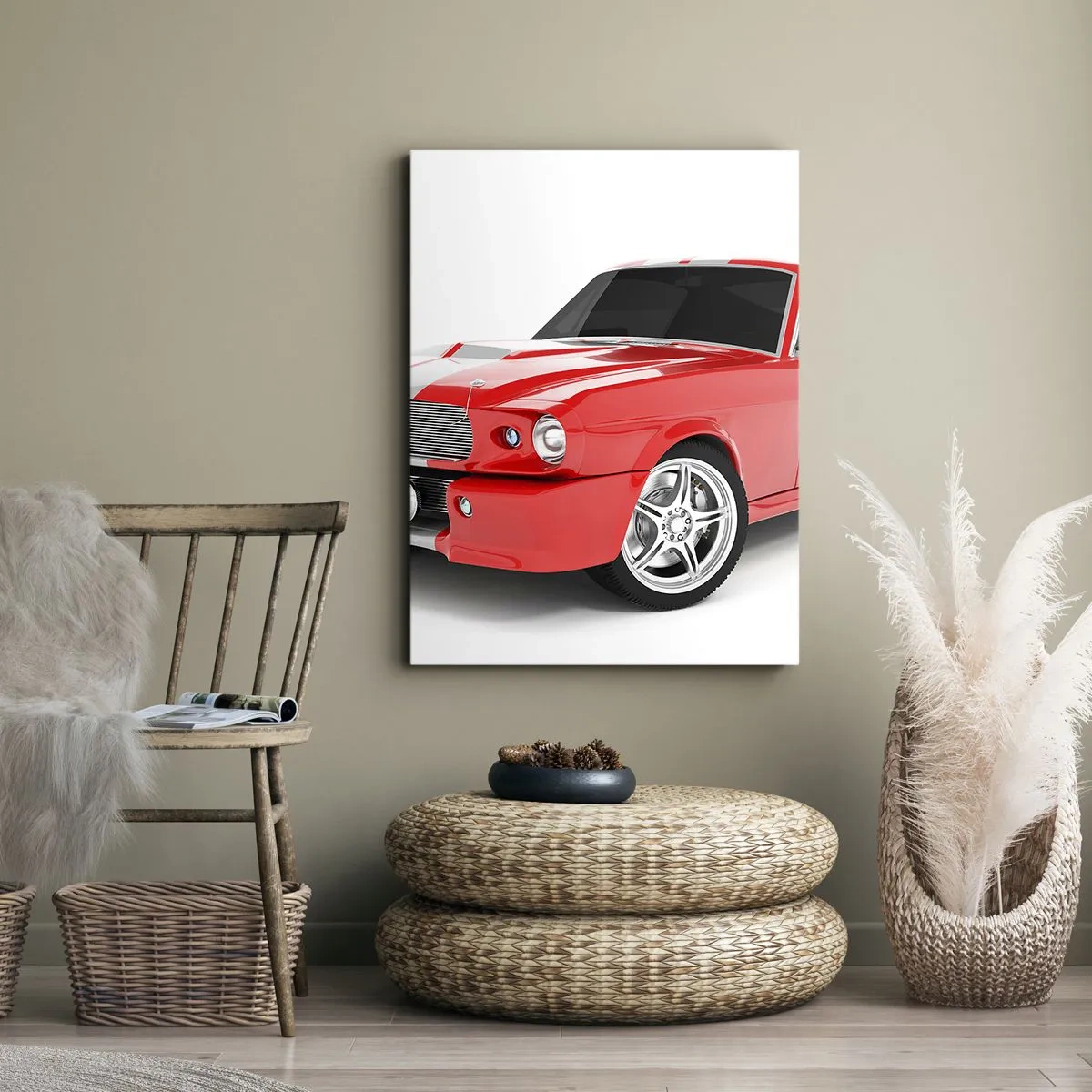 Obraz na plátně - Mustang rychlý jako vítr - 55x100 cm
