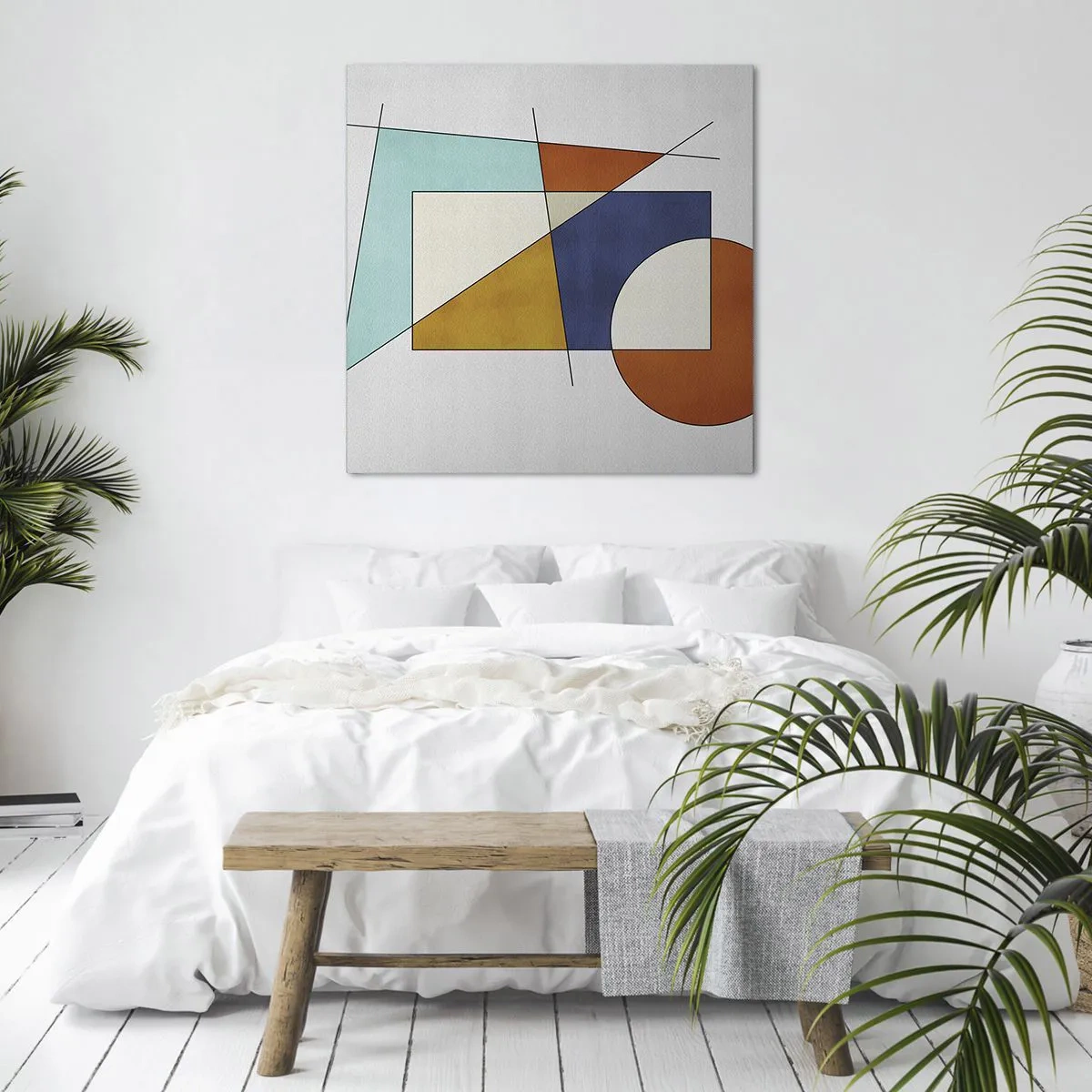 Obraz na plátně - Abstrakce: modernistická zábava - 30x30 cm