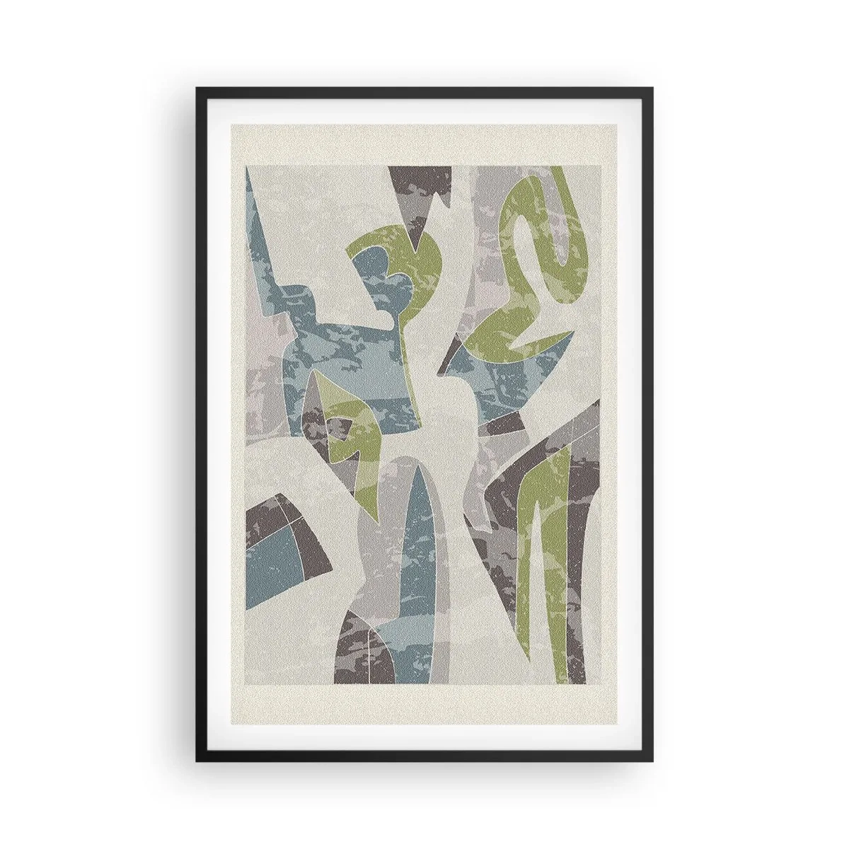 Plakát v černém rámu - Kompozice za sklem - 61x91 cm
