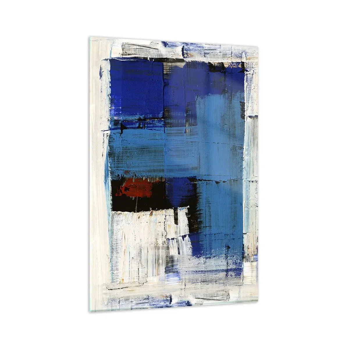Obraz na skle - Tajemství modré - 80x120 cm