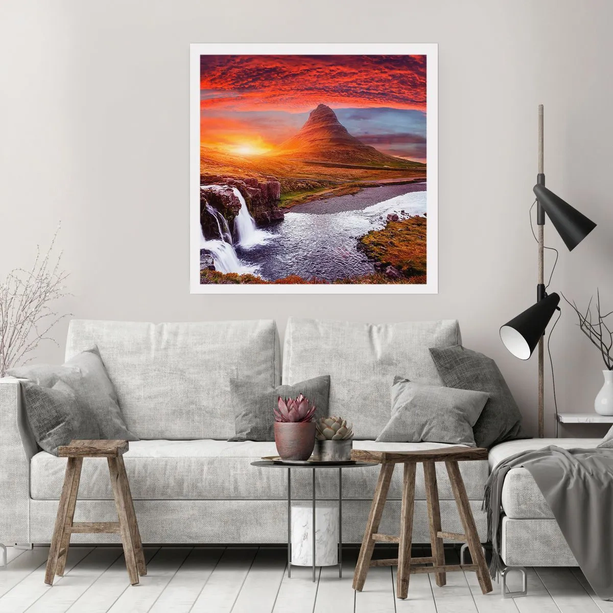 Plakát - Pohled na Středozem - 60x60 cm