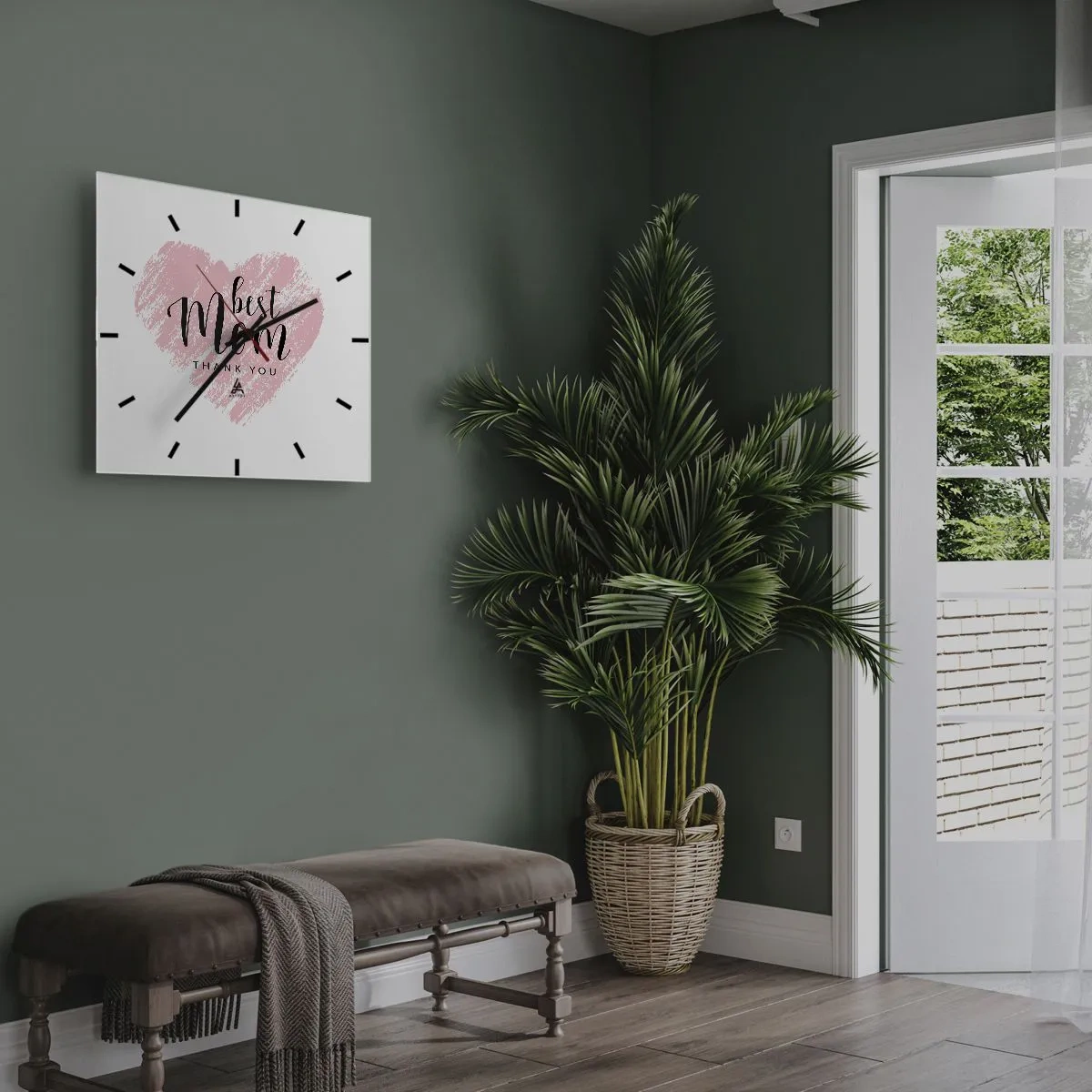 Nástěnné hodiny - Vždy pravá chvíle - 40x40 cm