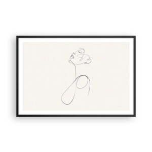 Plakát v černém rámu - Zamotaná ve snech - 91x61 cm