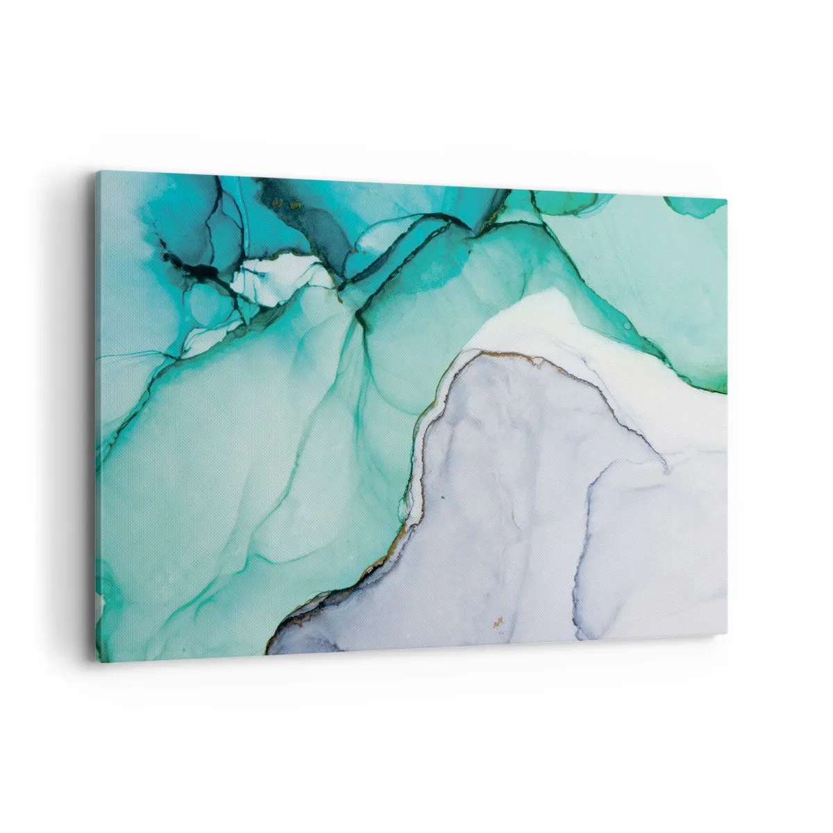 Obraz na plátně - Studie v tyrkysové - 120x80 cm