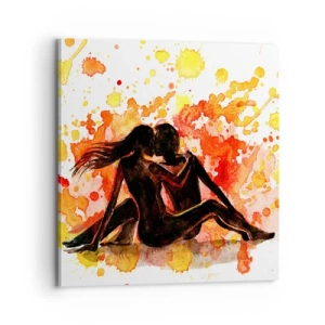 Obraz na plátně - A bylo světlo - 70x70 cm