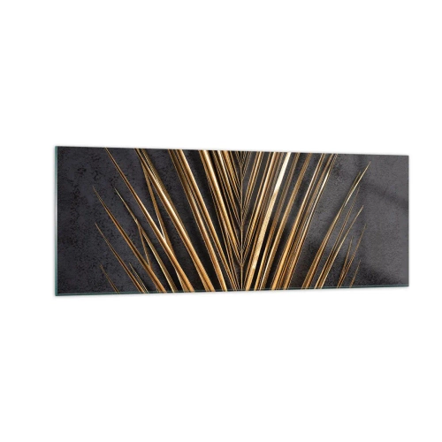 Obraz na skle - Zlato tropů - 140x50 cm