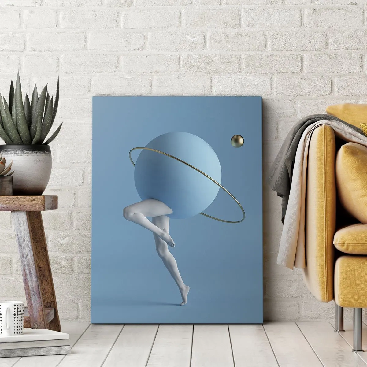 Obraz na plátně - Šílenství planet - 45x80 cm