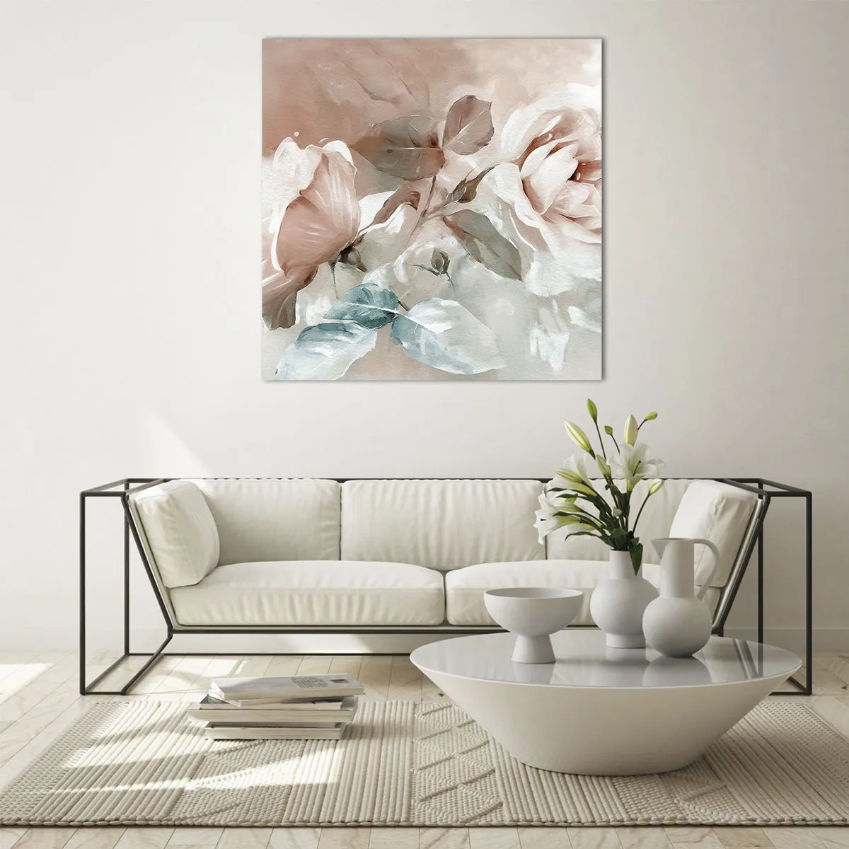 Obraz na skle - Duch romantismu - 60x60 cm