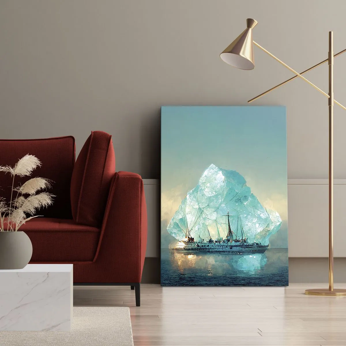 Obraz na plátně - Arktický briliant - 50x70 cm
