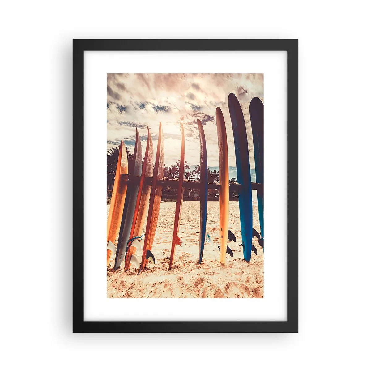 Plakát v černém rámu - Dobrou noc, nashle zítra. - 30x40 cm